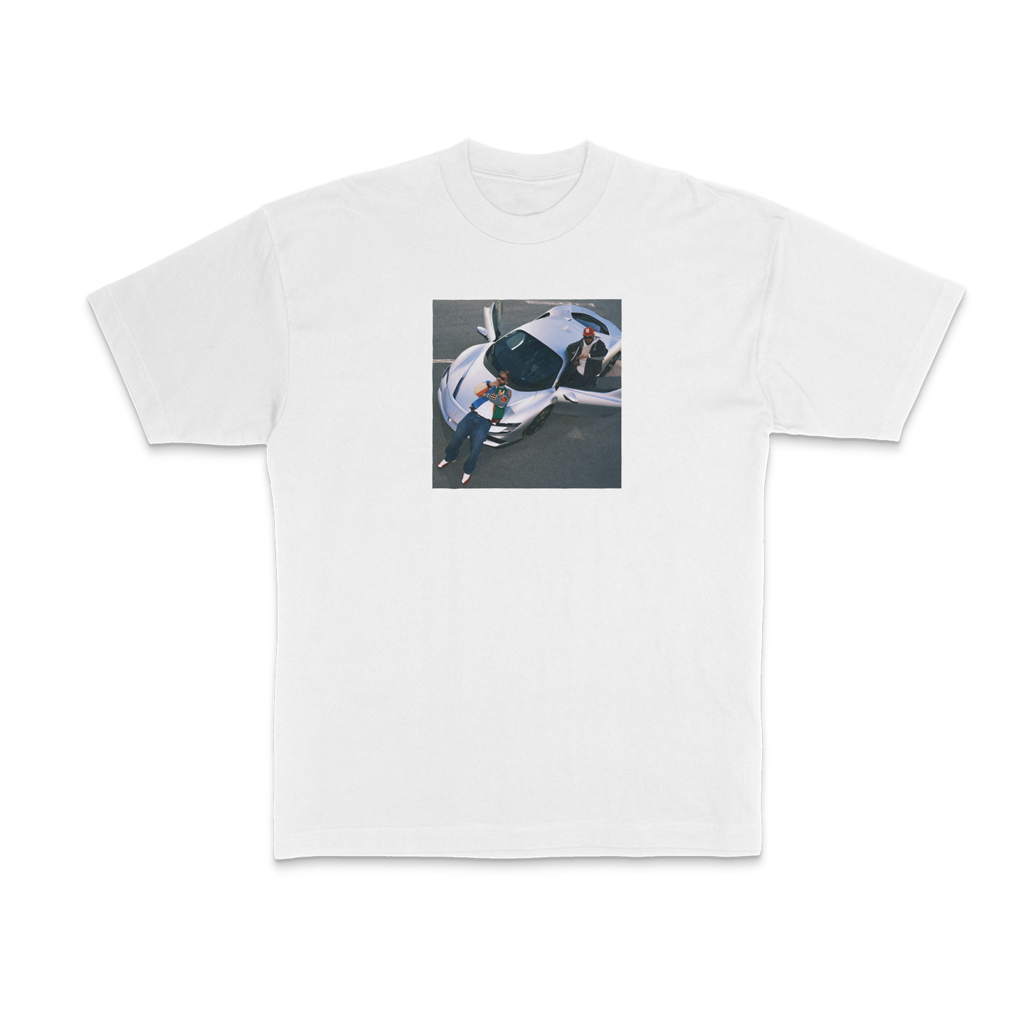Until Night Comes - Album T-Shirt (White)