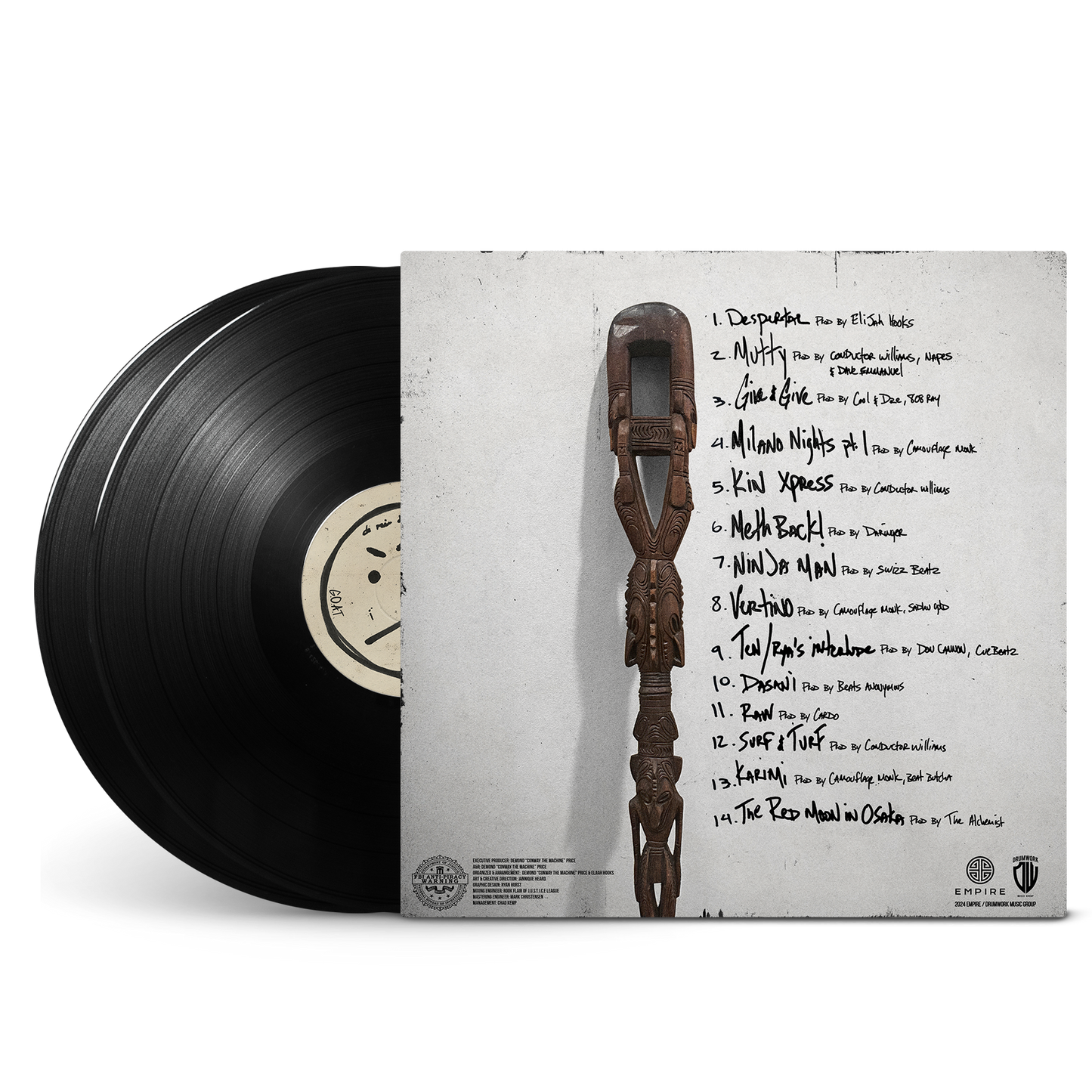 Conway the Machine - Slant Face Killah Vinyl (Black Vinyl)