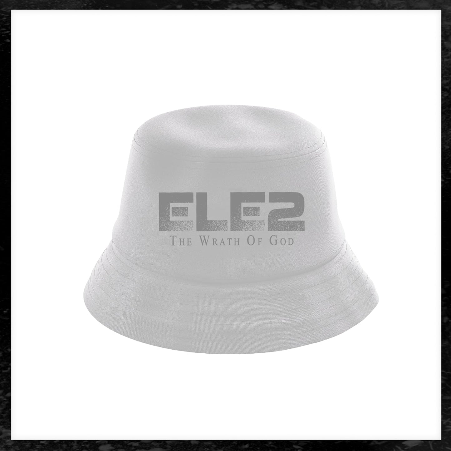 ELE2 Grey - White Bucket Hat