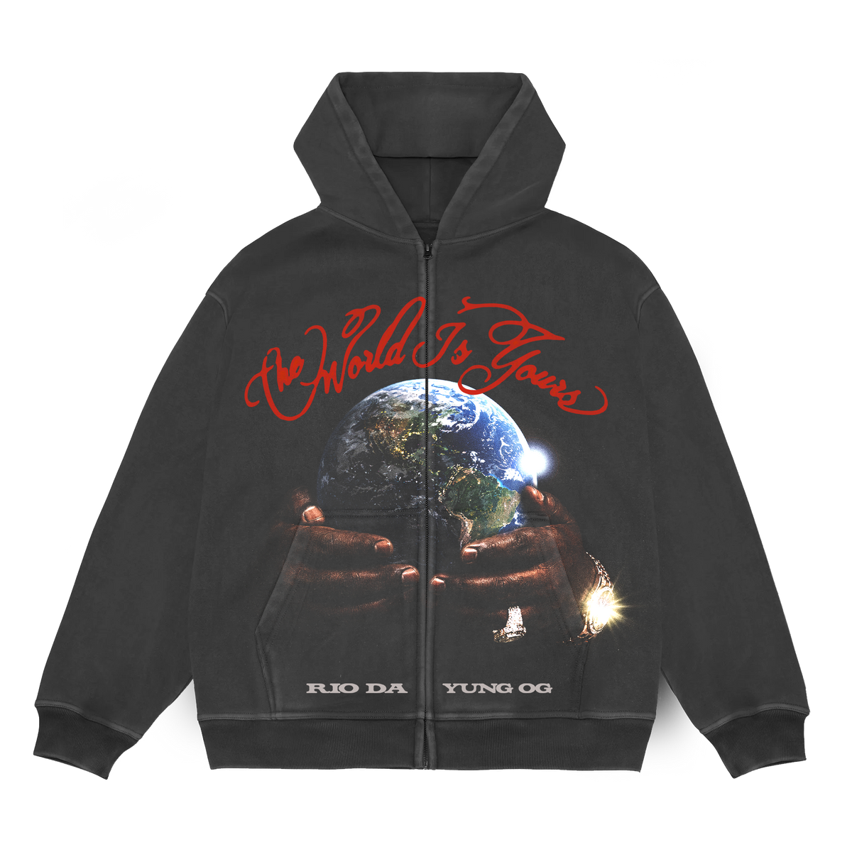 The World Is Yours Zip Hoodie