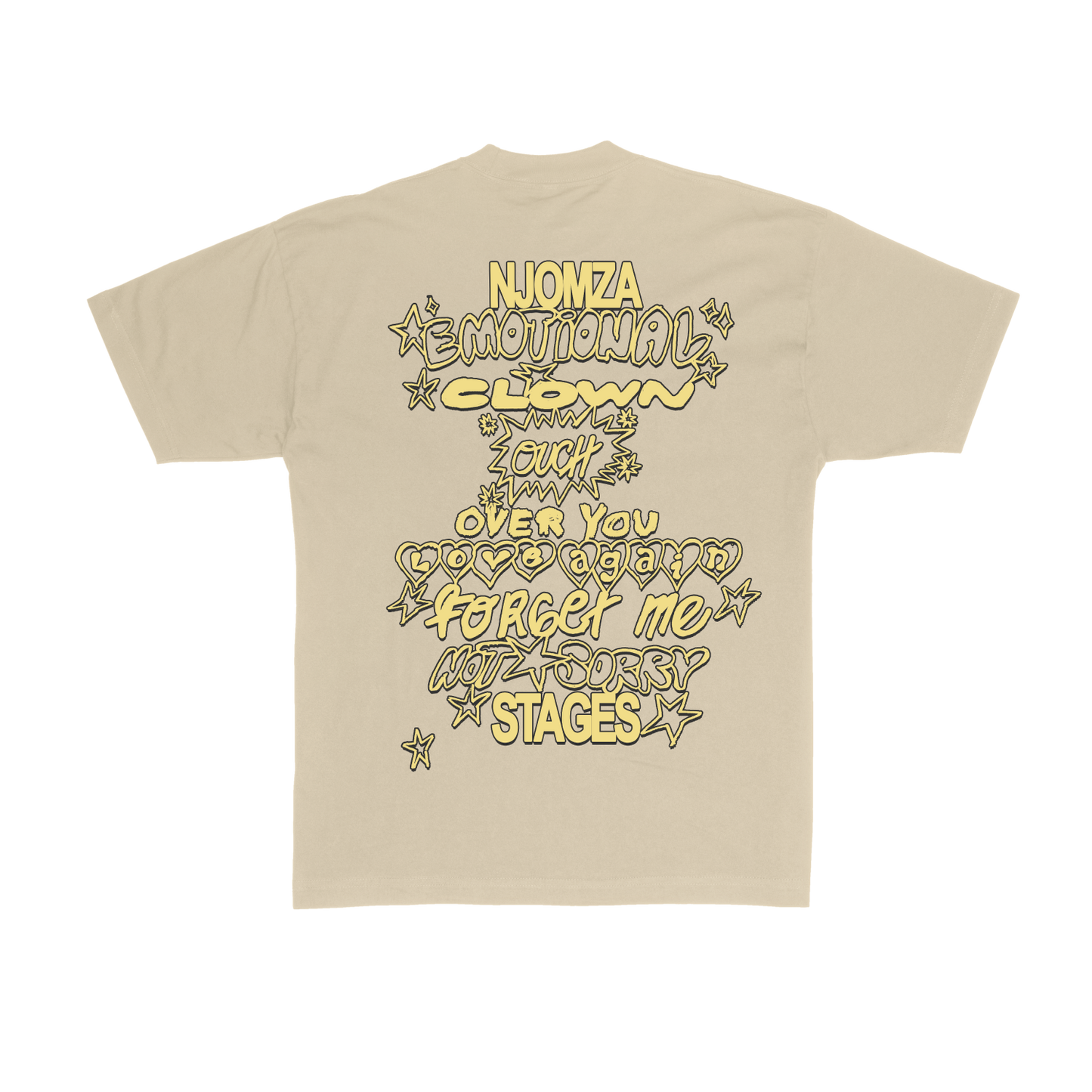 NJOMZA - Stages Tracklist Tee