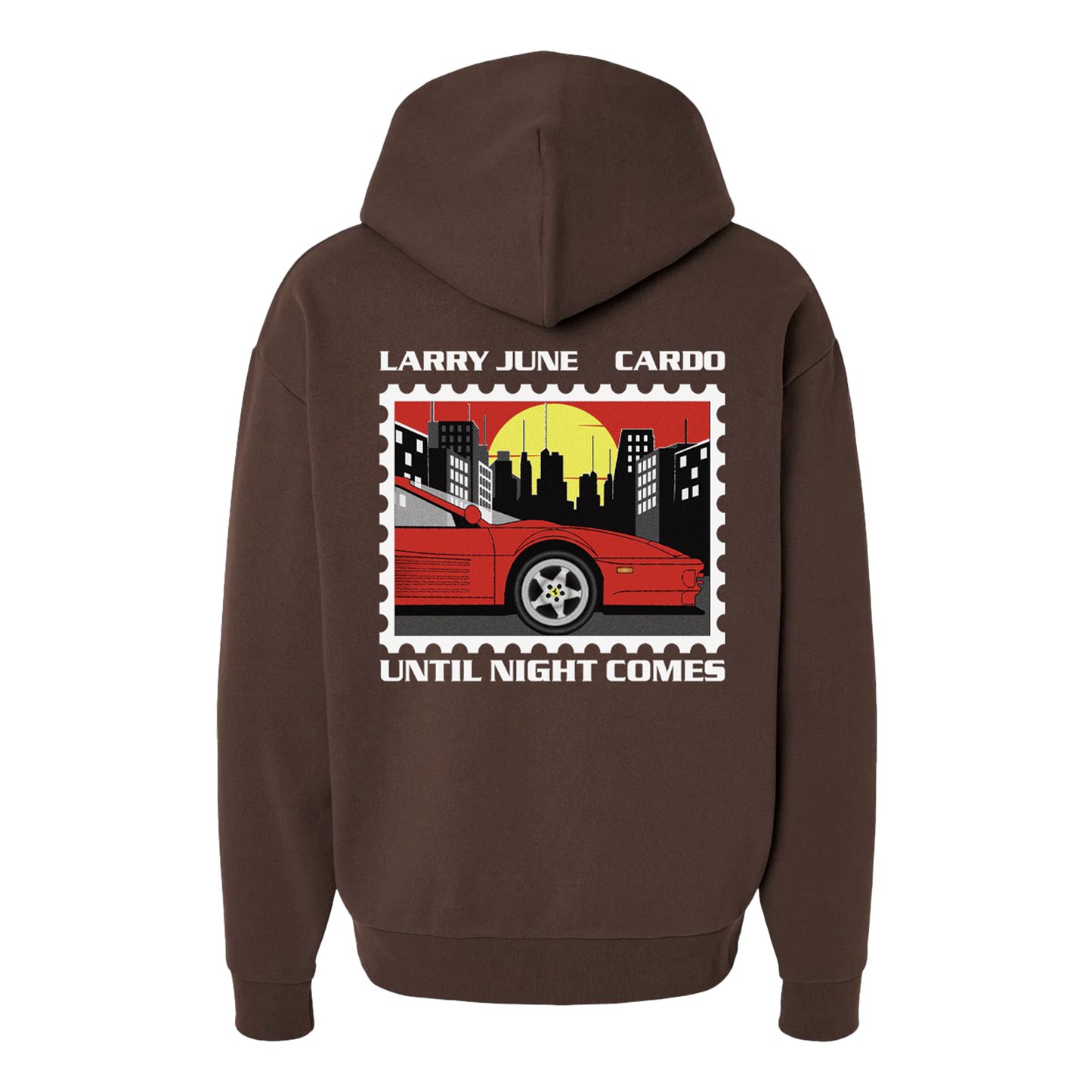 Until Night Comes - Postage Hoodie (Brown)