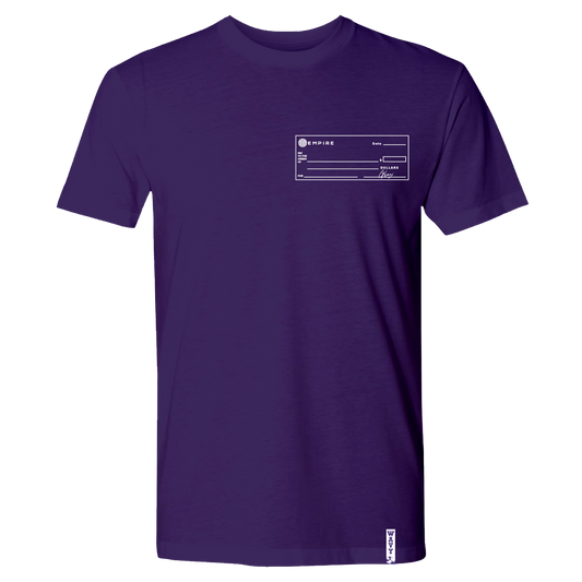 EMPIRE Checks Purple T-Shirt