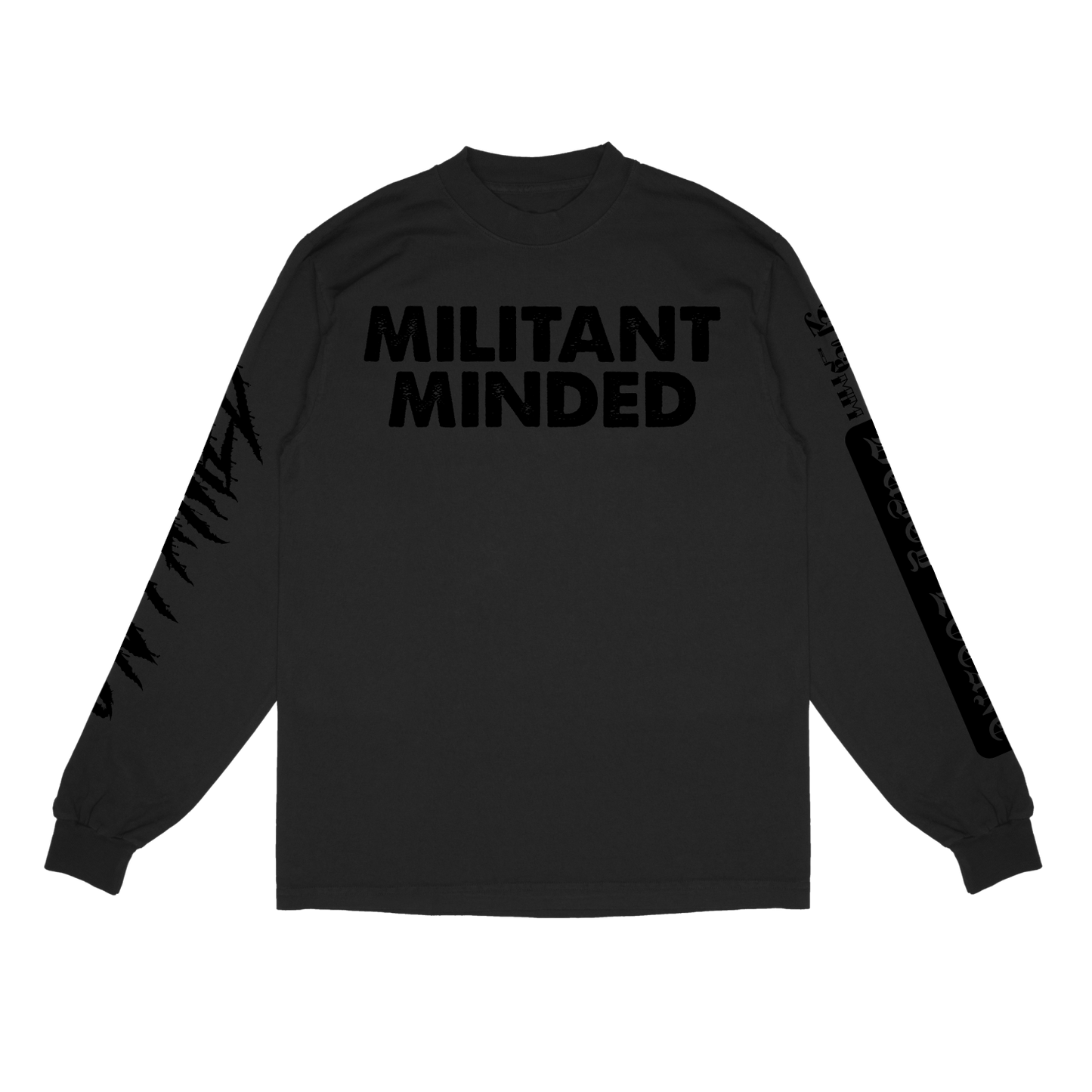 MILITANT MINDED Long Sleeve T-Shirt