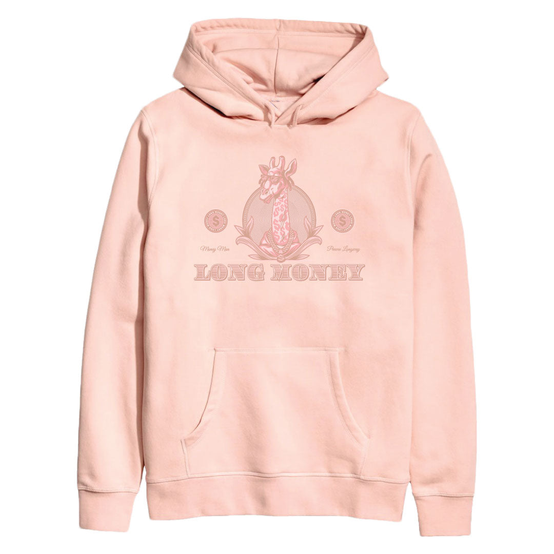 Long Money- Dusty Pink Hoodie