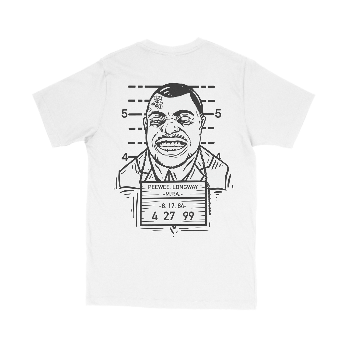 Longway Mugshot White Tee