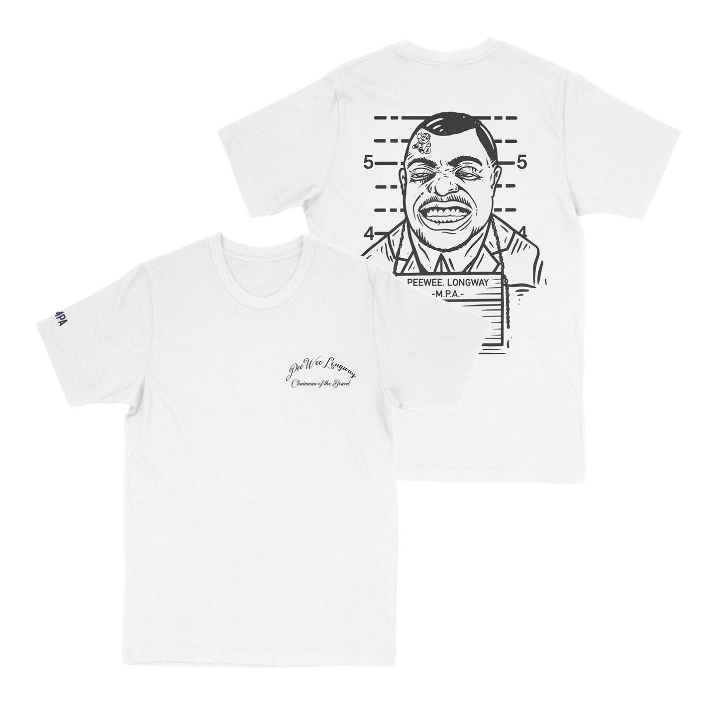 Longway Mugshot White Tee
