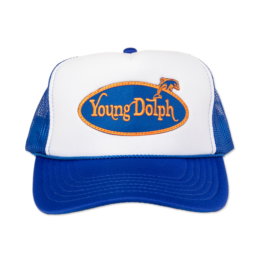 Dolphin Trucker Hat (Blue)