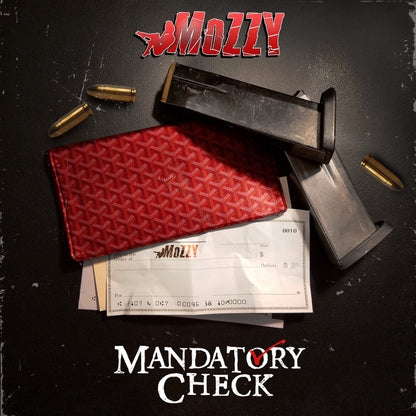 Mozzy - Mandatory Check Autographed CD