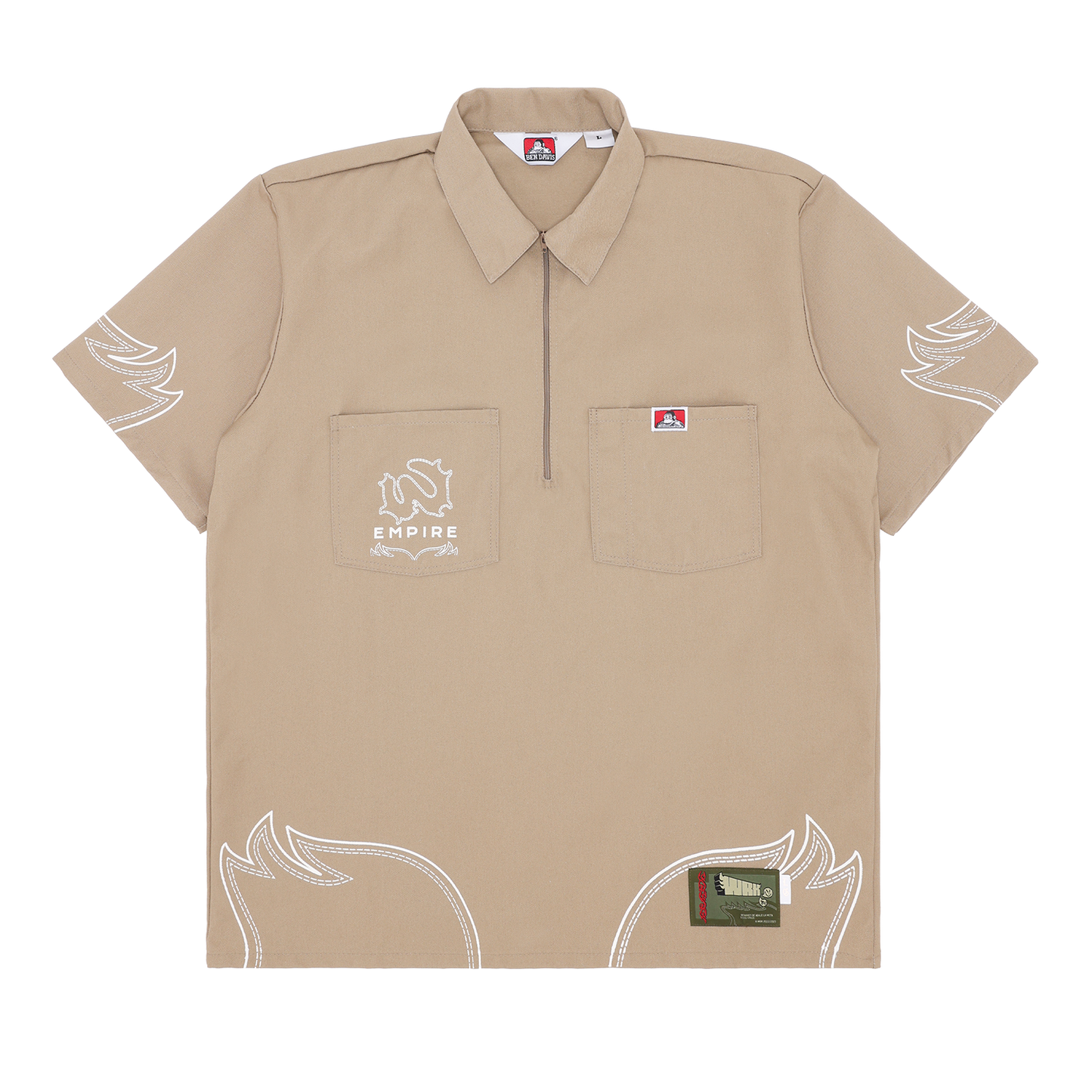 EMPIRE x 11WRK - Work Shirt (Khaki)