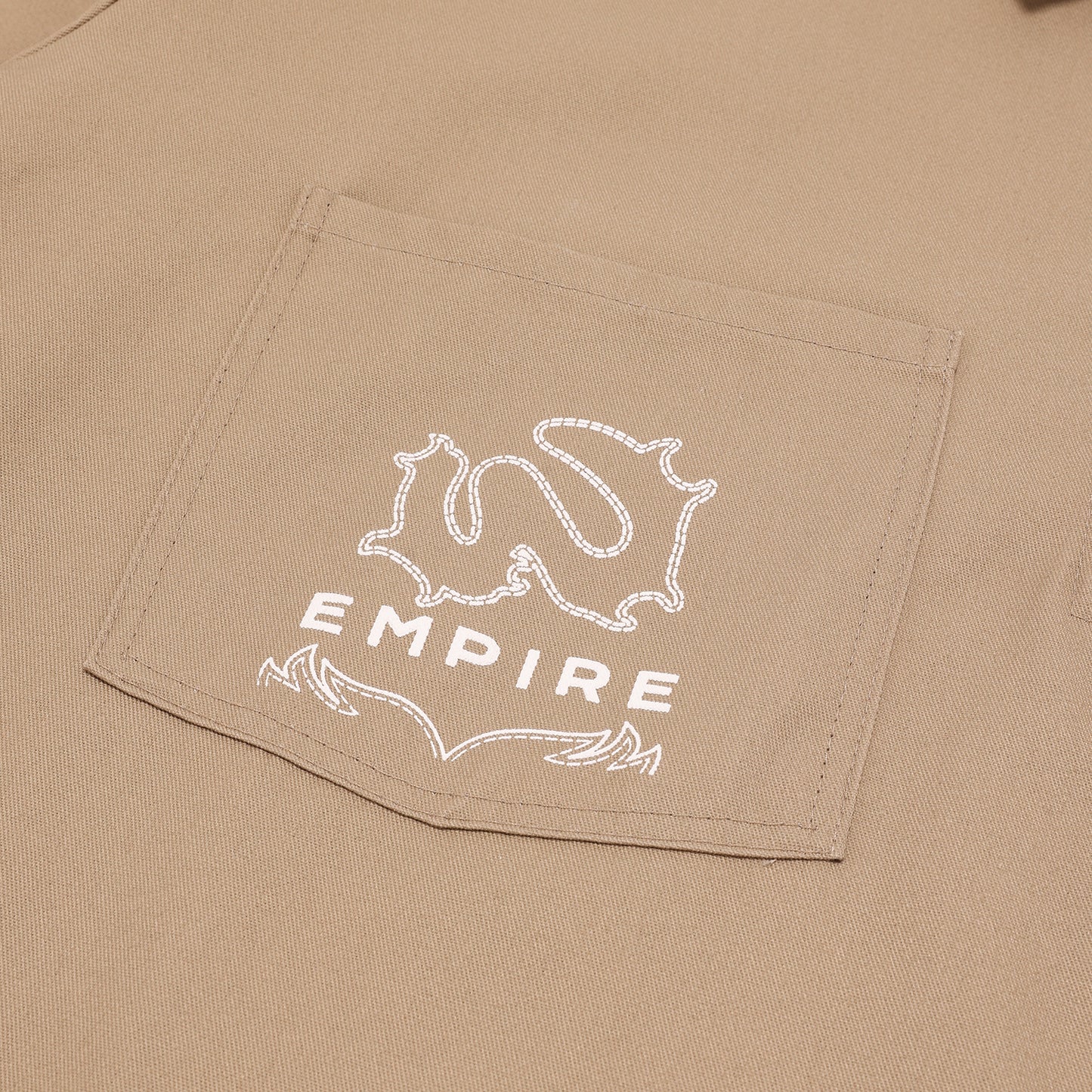 EMPIRE x 11WRK - Work Shirt (Khaki)