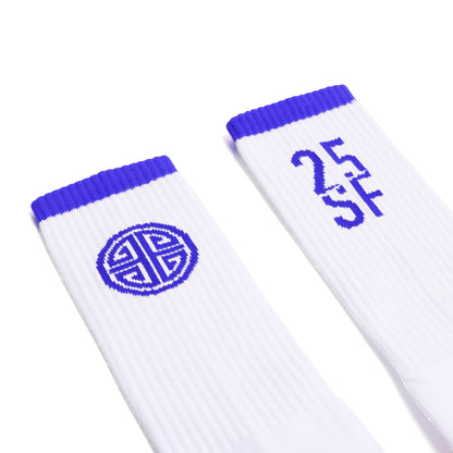 EMPIRE All-Star Socks (White/Blue)