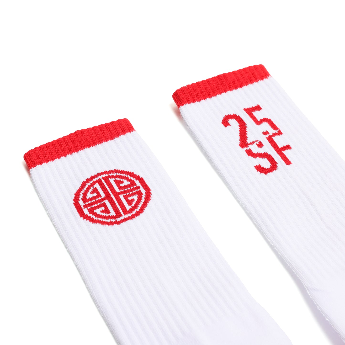 EMPIRE All-Star Socks (White/Red)