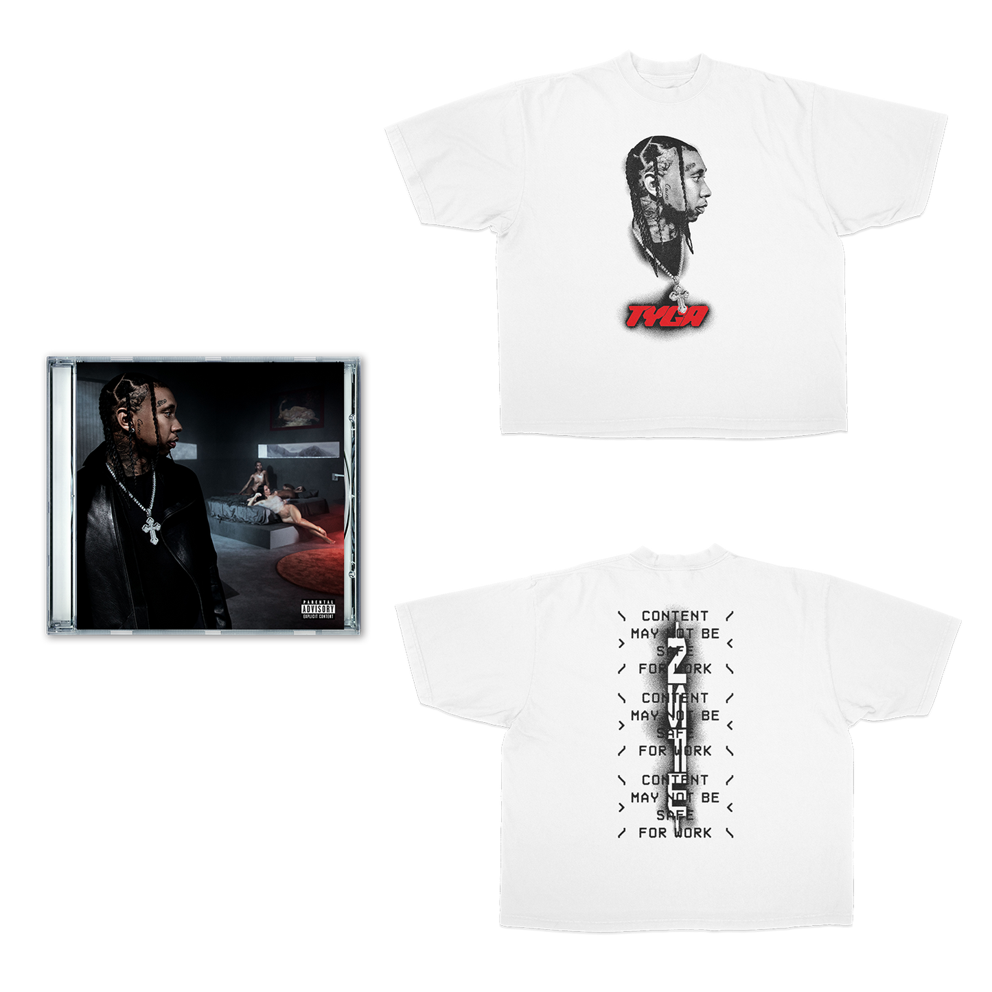 NSFW Album Portrait T-Shirt CD Fan Pack