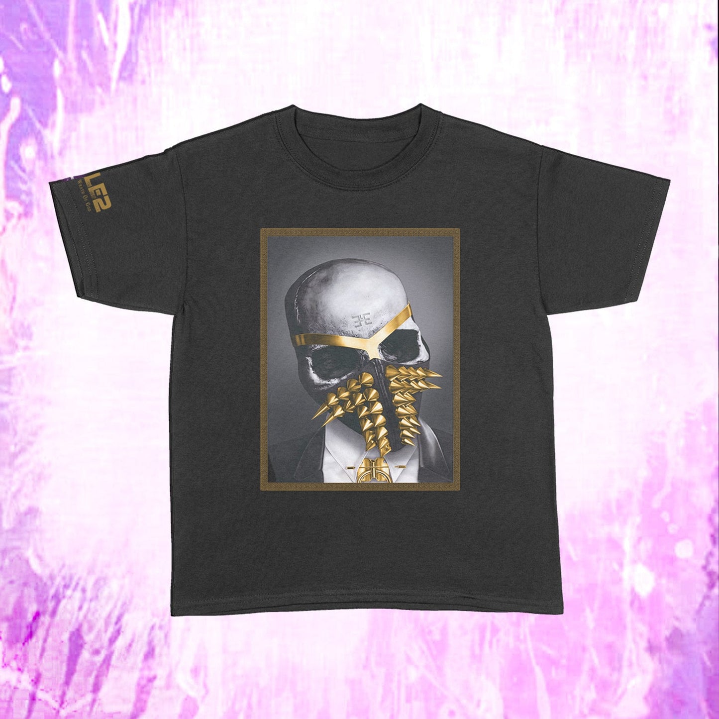 Framed Skull - Black T-Shirt