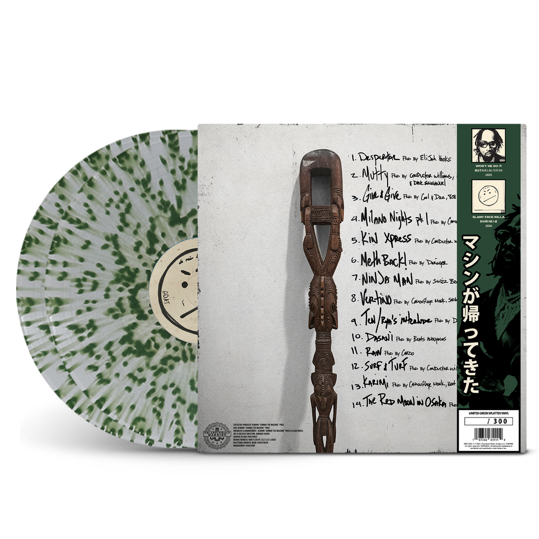 Conway the Machine - Slant Face Killah Vinyl (Green Splatter Vinyl ...