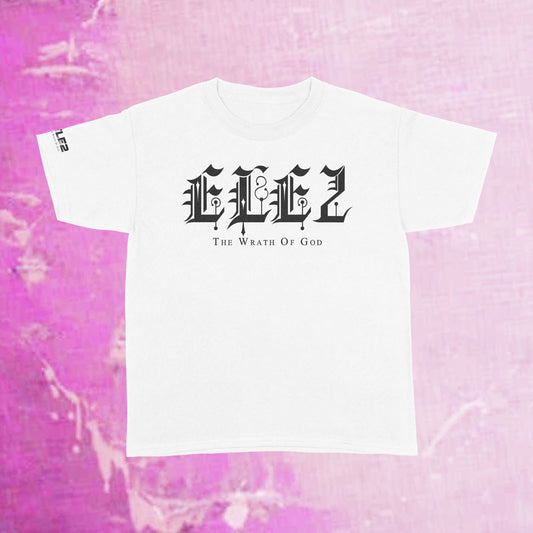 ELE2 Old English - White T-Shirt