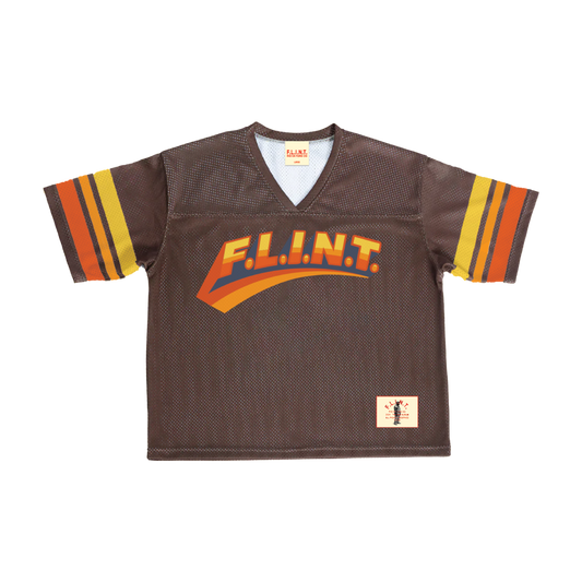 F.L.I.N.T. Football Jersey (Brown)