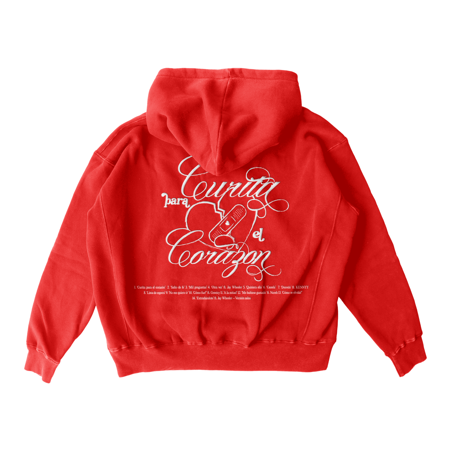 Curita Para El Corazon Hoodie (Red)