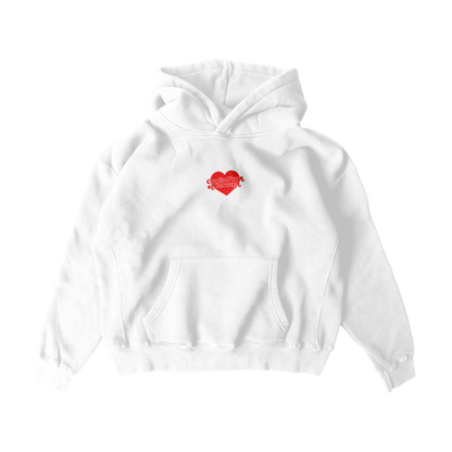 Curita Para El Corazon Hoodie (White)
