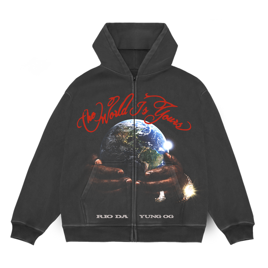 The World Is Yours Zip Hoodie