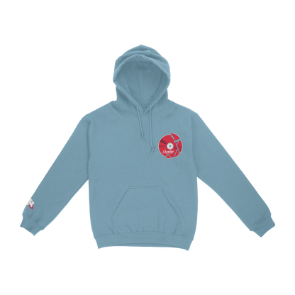 Blue Josh Killacky hoodie - front