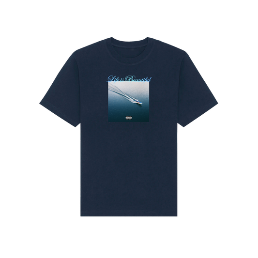 Life is Beautiful Album T-Shirt (Navy)