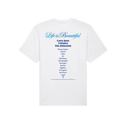 Life is Beautiful Album T-Shirt (White)