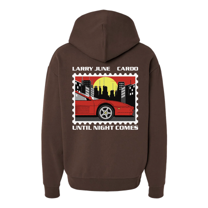 Until Night Comes - Postage Hoodie (Brown)