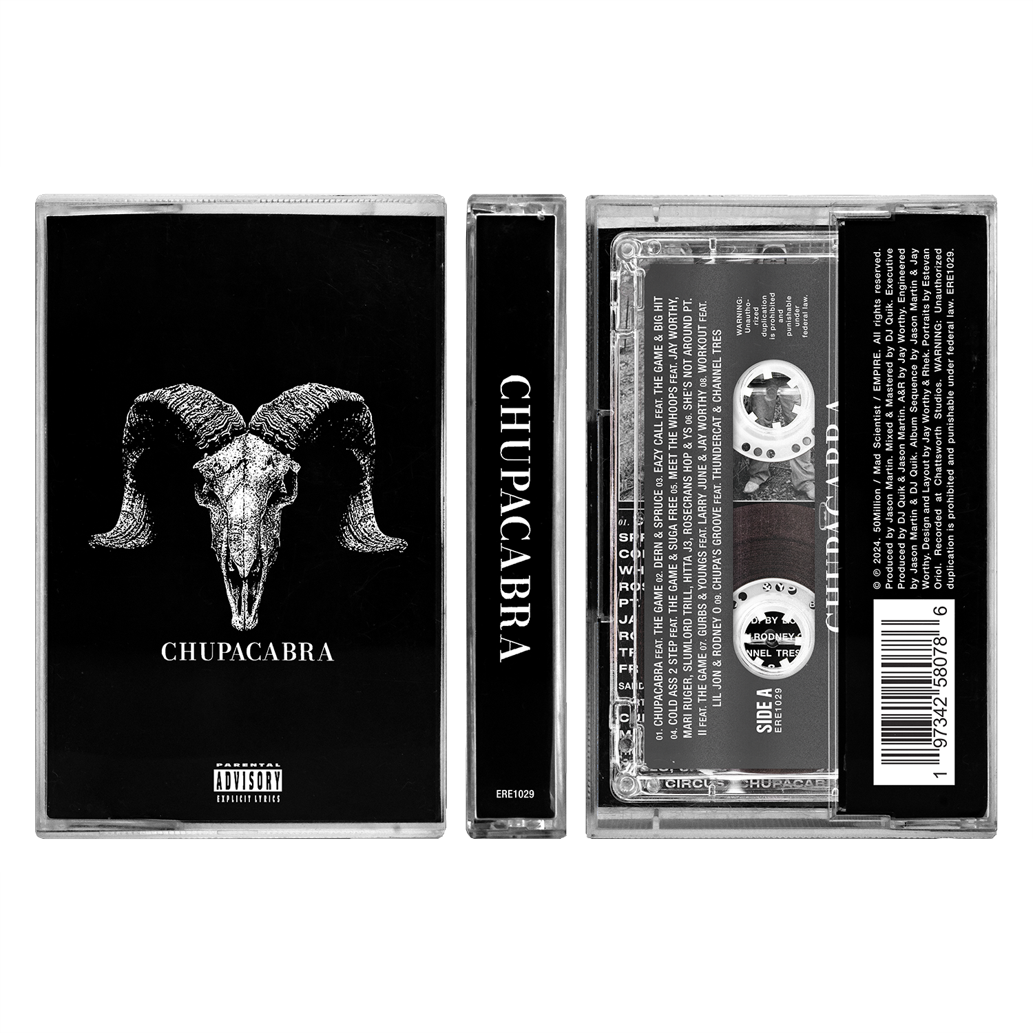 JasonMartin & DJ Quik - CHUPACABRA Cassette – EMPIRE