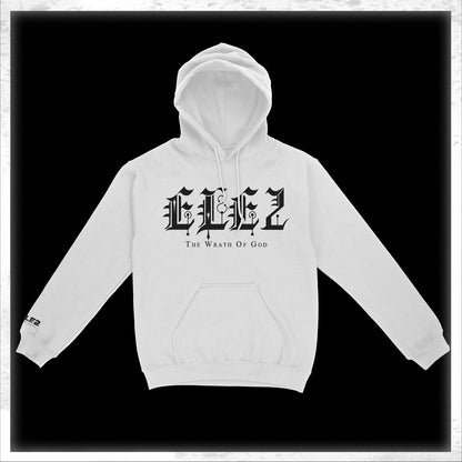 ELE2 Old English - White Hoodie