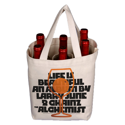 Life is Beautiful Wine Tote Bag