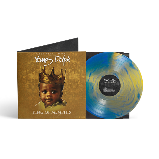 Young Dolph - King of Memphis (10 Yr Anniversary - Royalty Blue & Gold Vinyl)