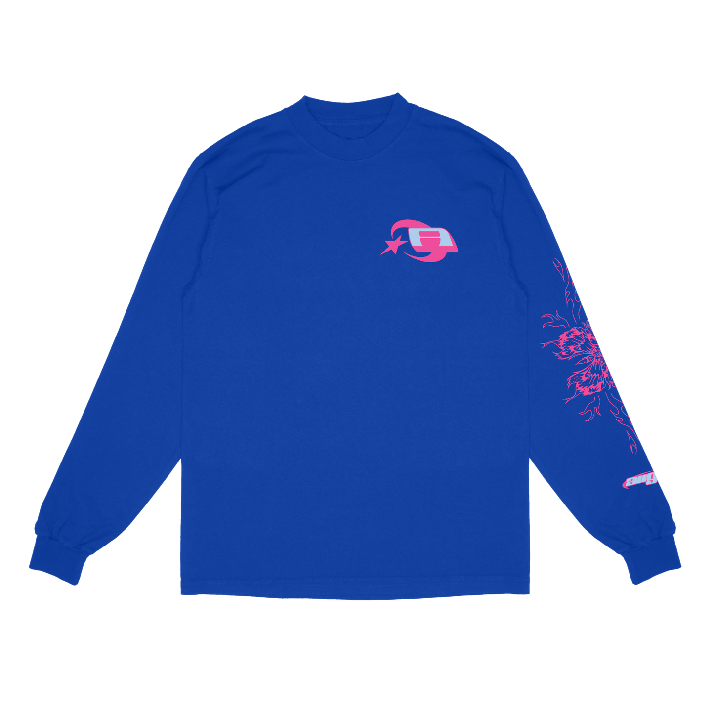 Butterfly LS T-Shirt (Blue)