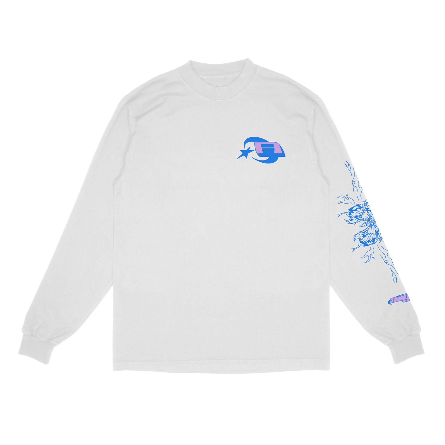 Butterfly LS T-Shirt (White)