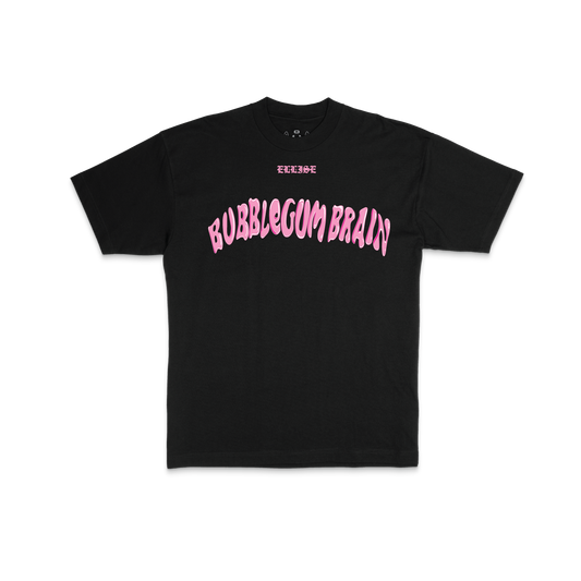 Bubblegum Brain Tee - Black