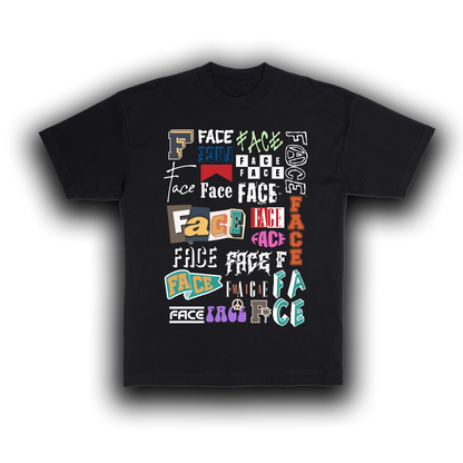 FACE Collage T-Shirt (Black)