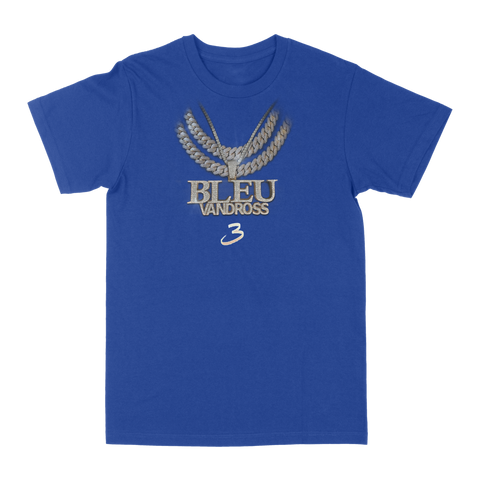 Yung Bleu - Bleu Vandross Royal Blue T-Shirt + Digital Download