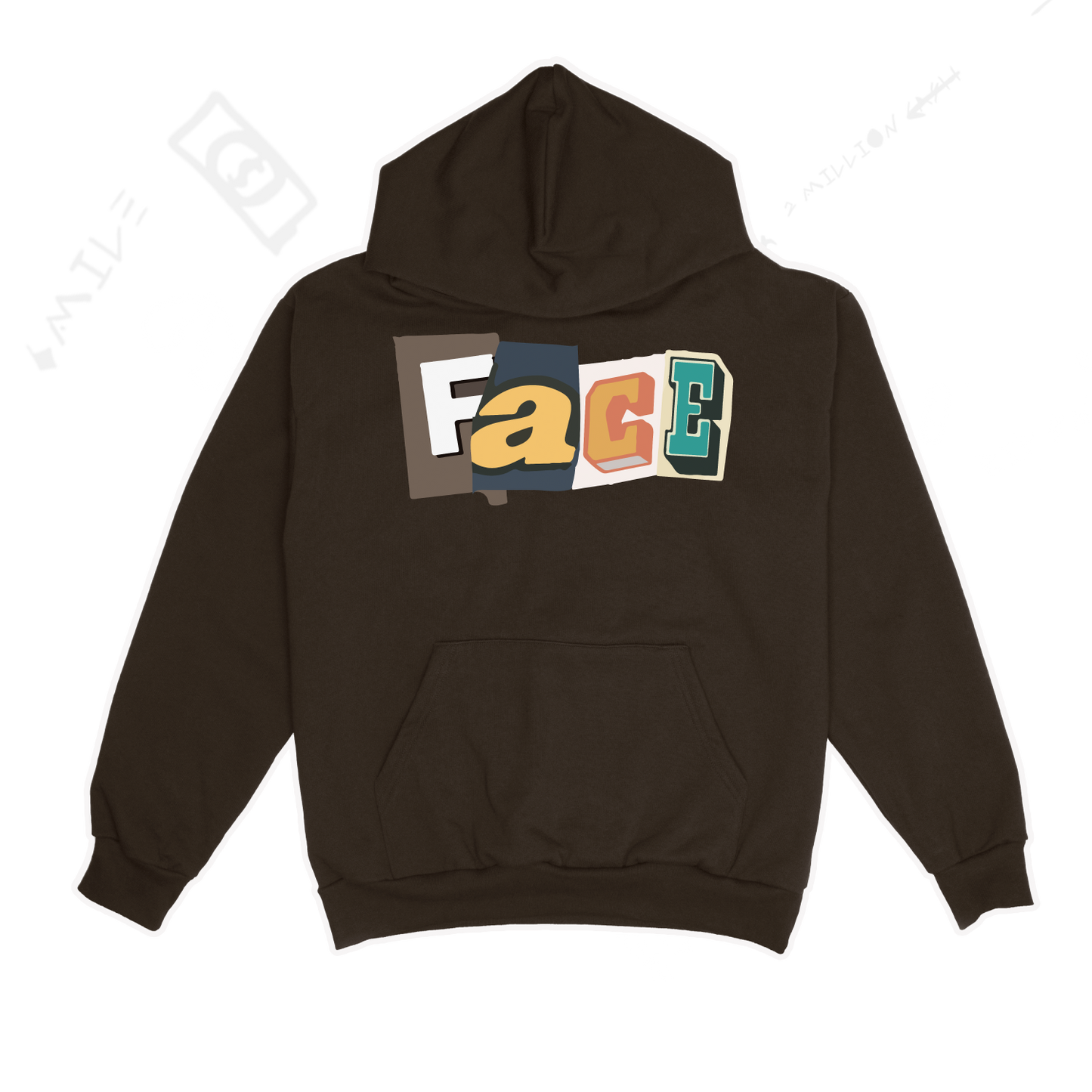 FACE Hoodie (Brown)