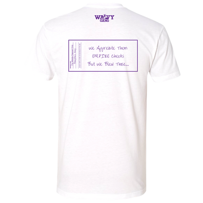 EMPIRE Checks White T-Shirt