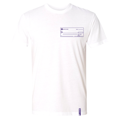 EMPIRE Checks White T-Shirt