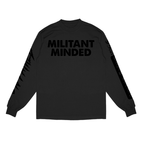 MILITANT MINDED Long Sleeve T-Shirt