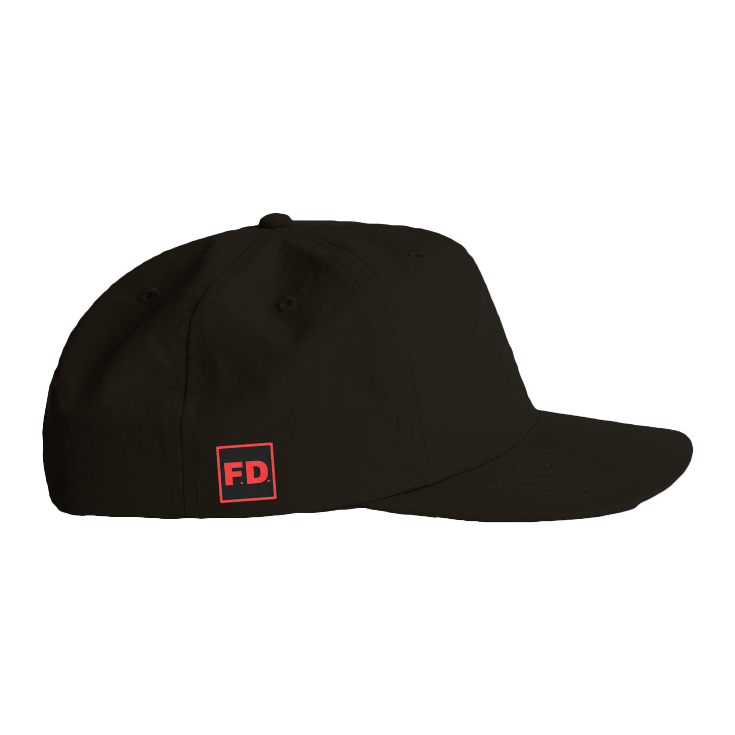 Fraud Department Nylon Surf Hat - Black - side