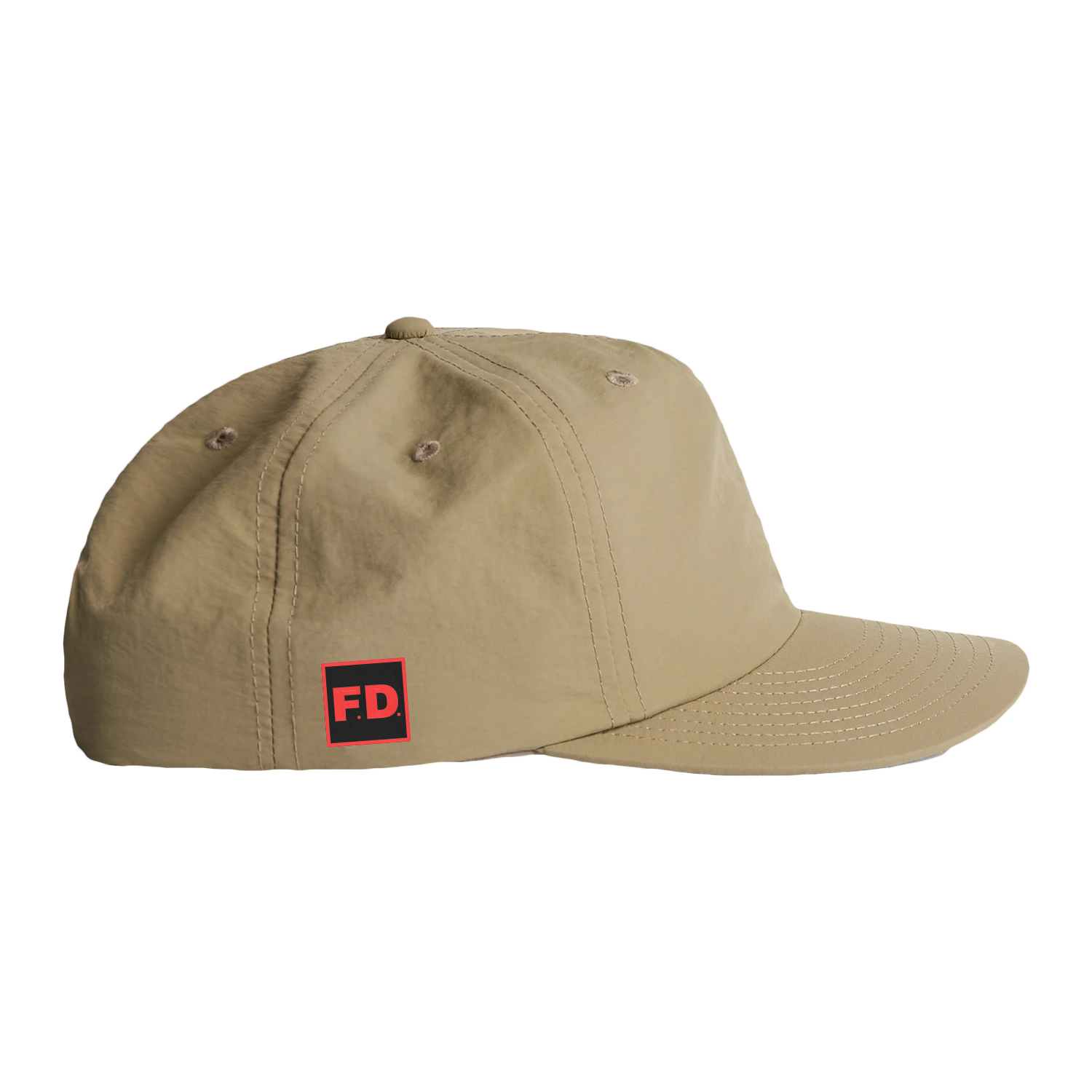 Fraud Department Nylon Surf Hat - Khaki - side