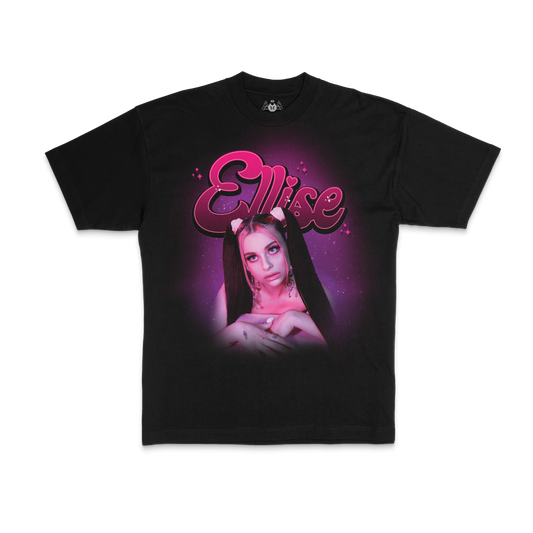 Ellise Photo Tee - Black