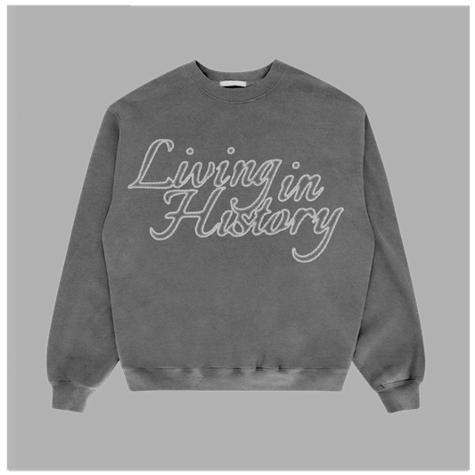 Living In History - Grey Crewneck