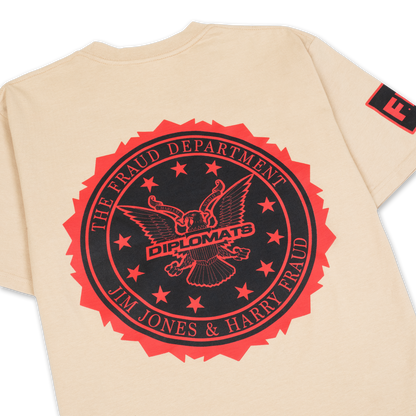 Fraud Department Seal Tee - Khaki