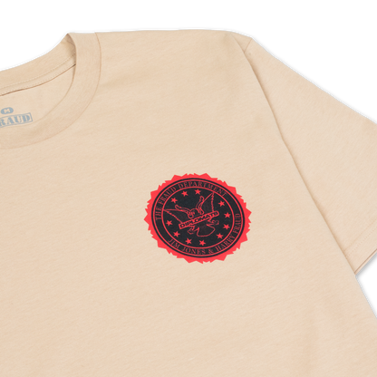 Fraud Department Seal Tee - Khaki