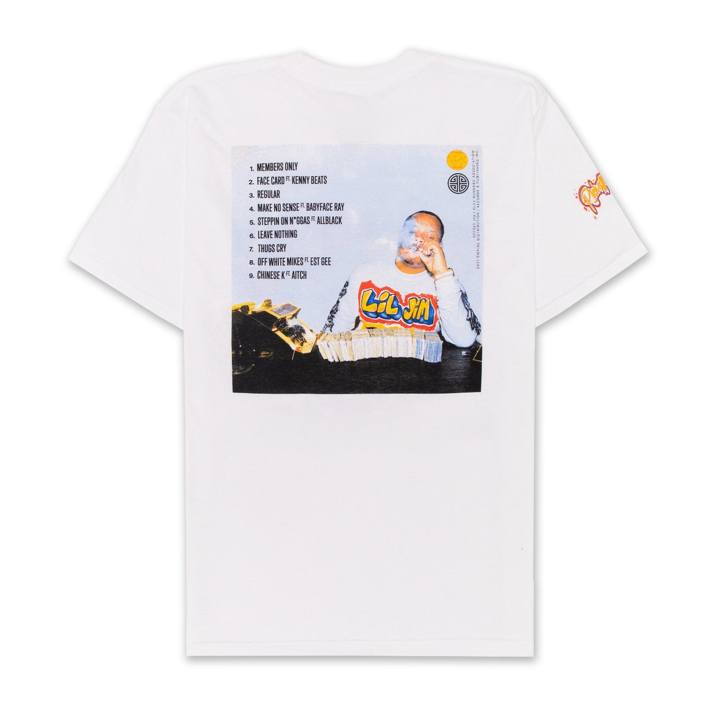Offset Jim - ROTP Album T-shirt (White)