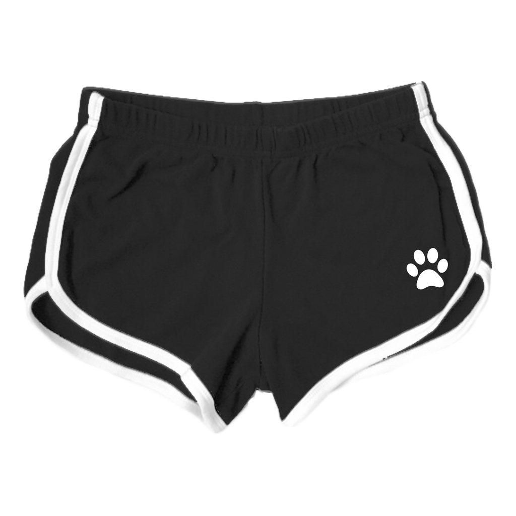 Chinese Kitty - Meow Running Shorts (black)